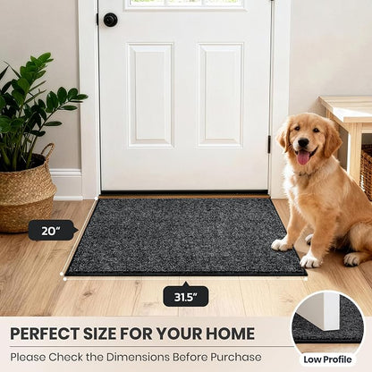 PURRUGS Dirt Trapping Door Mat 20" x 31.5", Non-Slip Machine Washable Entry Rug - Image 8