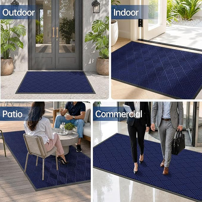 Durable Indoor Outdoor Door Mat, Non-Slip Backing, Stain and Fade Resistant - Image 9