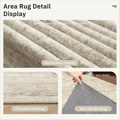 Soalmost Runner Rug 2'6" x 12' Washable Non-Slip Runner Rugs - Image 6