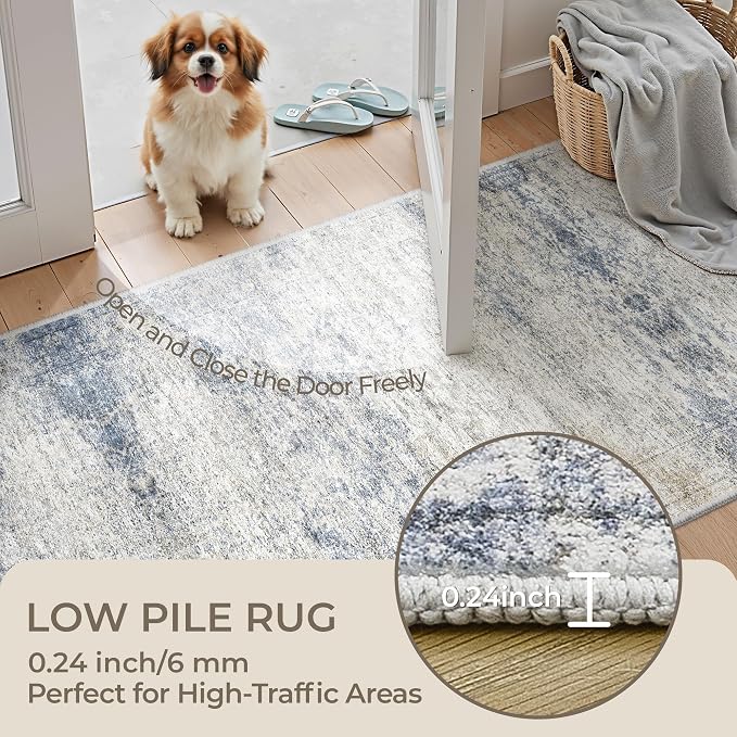 3x10 Runner Rug Non Slip Washable - Image 6
