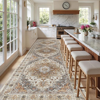 Madane 4x12 Wide Hallway Runners: Washable 12ft Runner Rug - Image 2