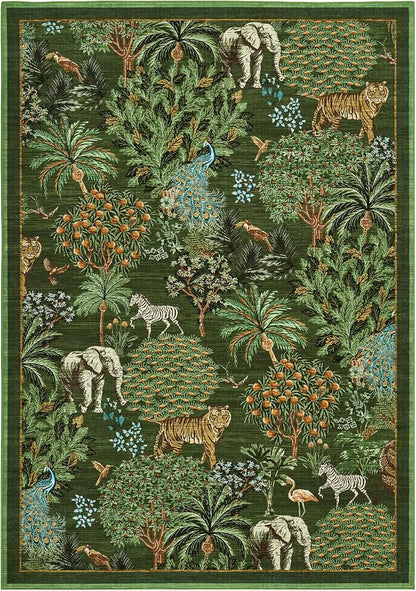 GarveeHome Jungle Washable Rug 9x12 Area Rugs - Image 4