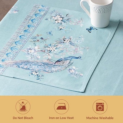 Maison d' Hermine Placemats Set of 4 Reusable 100% Combed Cotton | Cloth Place - Image 8