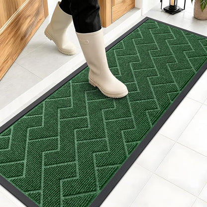 OLANLY Front Door Mat Indoor Outdoor Entrance, Waterproof All-Season, by OLANLY
