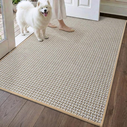 DEXI Ultra Thin Door Mat Indoor Entrance 32x48, Non Slip Rubber Backed Entryway by DEXI