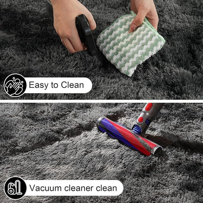 2x3 Rugs for Bedroom, Fluffy Area Rugs for Living Room, Small Fuzzy Shag Soft - Image 4