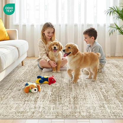 Area Rugs 4x6 for Living Room, Non-Slip Backing Small Kids Rugs for Bedroom - Image 9