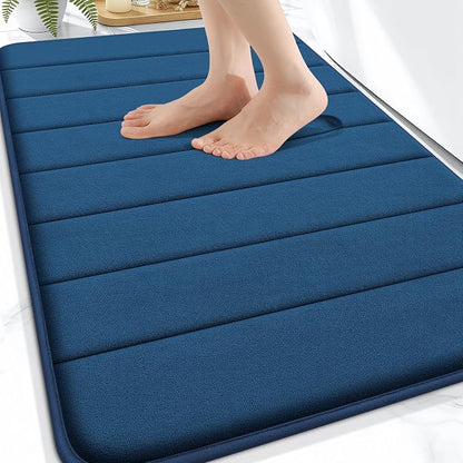 OLANLY Memory Foam Bath Mat 32x20, Super Soft Absorbent Bathroom Rugs, Quick Dry by OLANLY