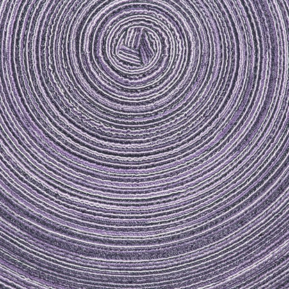 SHACOS Round Placemats Set of 4 Round Table Placemats Braided Cotton Place Mats - Image 4