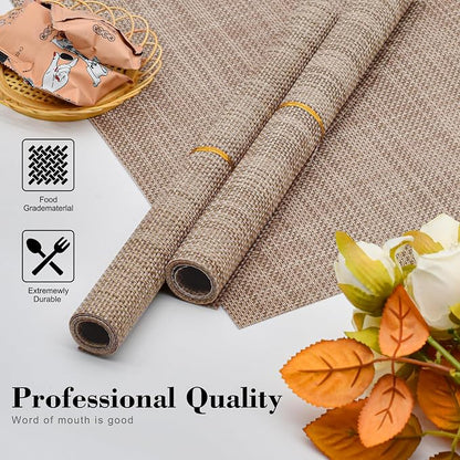 Placemats Set of 4 Washable Indoor | Outdoor Vinyl Place Mats - Image 4