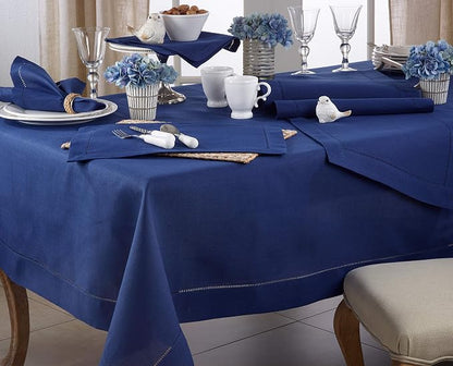 SARO LIFESTYLE Hemstitched Border Tablecloth - Image 3