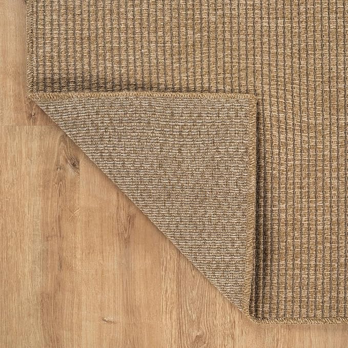 CAMILSON Easy Jute Rug 5x7, Indoor Outdoor Natural Color Farmhouse Area Rugs - Image 8
