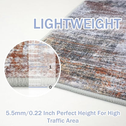 IOHOUZE Abstract Area Rugs 8x10 Ft Washable Large Rugs - Image 6