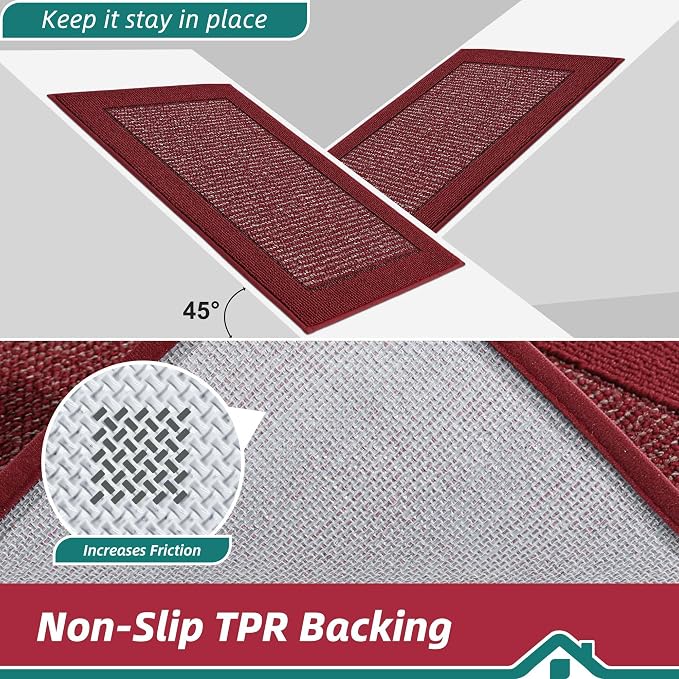 BEQHAUSE Indoor Door Mat 20" x 48", Dirt Trapper Door Mats Non-Slip Entryway - Image 4