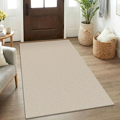 KOZYFLY Rugs for Entryway 3x5 ft Washable Area Rug Non Slip Rubber Backed Entry by KOZYFLY