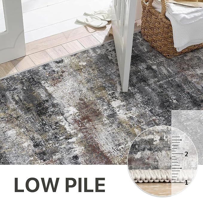 BEIMO Area Rugs 10x14 for Living Room Bedroom, Modern Abstract Machine Washable - Image 9