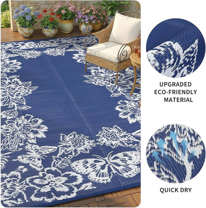 Garvee Outdoor Rugs 9' x 18’ Waterproof Reversible Mats, Large Area Plastic - Image 7