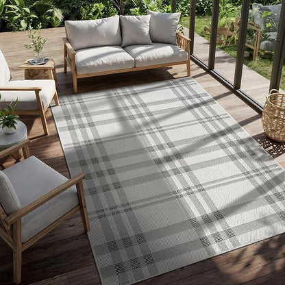 CAMILSON Easy Jute Rug 8x10, Indoor Outdoor Off-White Color Fiber Area Rugs - Image 9