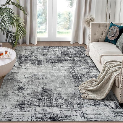 6x9 Area Rugs for Living Room Rug Washable: Modern Rug for Dining Room Bedroom by Aelenmu