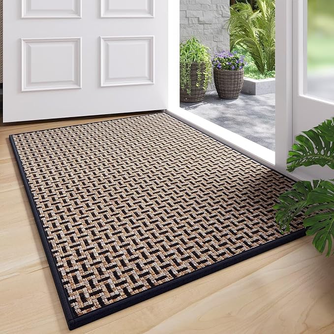 YDKGL Door Mat 31x47, Dirt Resistant and Absorbent, Non-Slip Rubber Backing by YDKGL
