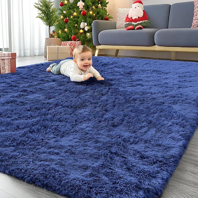 OLANLY 7x8 Machine Washable Large Area Rugs by OLANLY