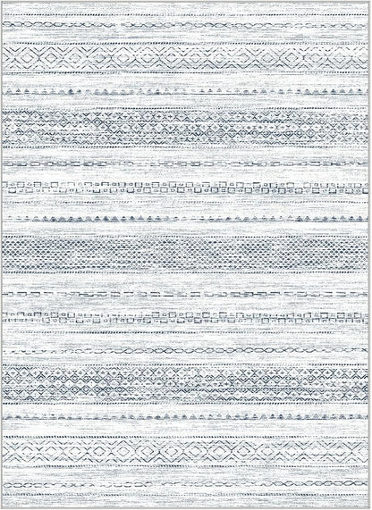 Nakagishi 6x9 Area Rugs Living Room: Washable Boho Large Neutral Soft Farmhouse - Image 6
