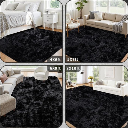5x7 Area Rug for Living Room: Ultra Soft Fluffy Rug Modern Large Thicked Shag - Image 5