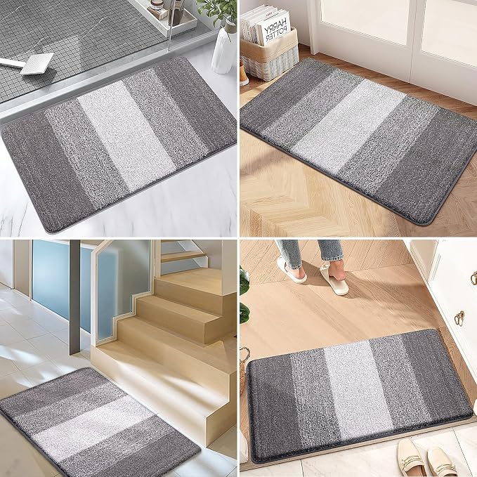 Kitinjoy Indoor Outdoor Door Mat, 59x24 Non-Slip Absorbent Dirt Trapper - Image 6