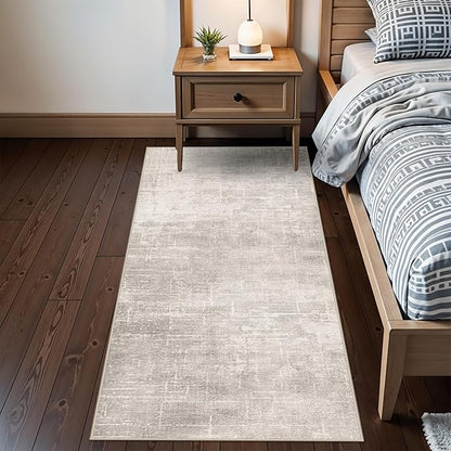 Washable 2x6 Thin Runner Rug: Abstract Soft Entryway Doormat Water-Resistan - Image 2