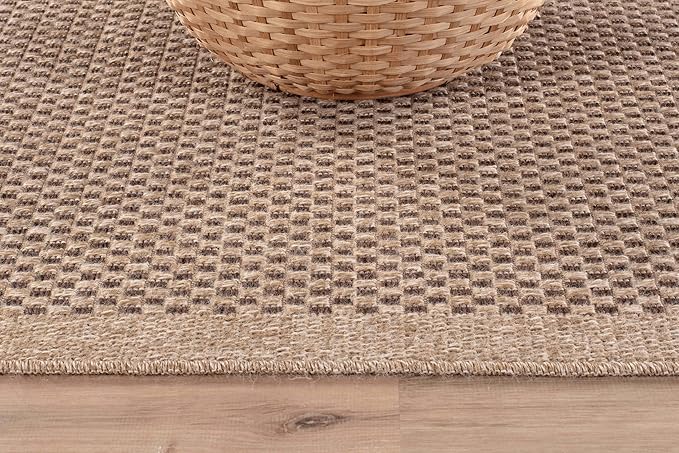 CAMILSON Indoor and Outdoor Runner Rug Natural Sisal Boho Woven Design - Image 4