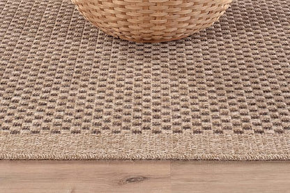 CAMILSON Indoor and Outdoor Runner Rug Natural Sisal Boho Woven Design - Image 4