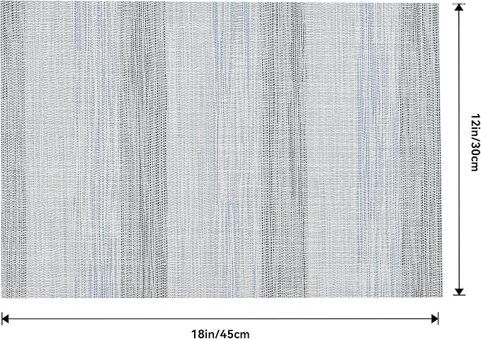 Leetaltree LightSteel Blue Placemats Set of 12 - Image 8