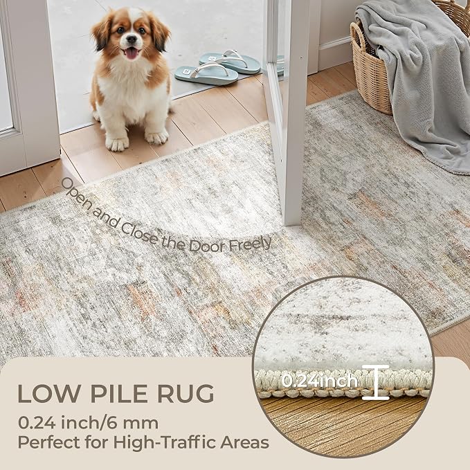 2x5 Rug Runner Washable for Entryway, Soft Bathroom Rugs - Image 6