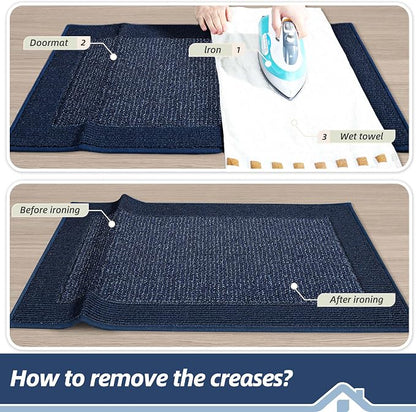 BEQHAUSE Indoor Door Mat 20" x 32", Dirt Trapper Door Mats Non-Slip Entryway - Image 9
