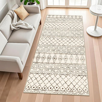 4x8 Rug Runner Machine Washable: Moroccan Hallway Runners - Image 3