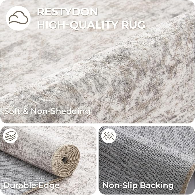 3x8 Runner Rug Non Slip Washable - Image 7