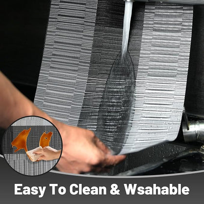 Placemats Set of 6，Non-Slip PVC Weave Table Mats Easy to Clean，Heat Resistant - Image 3