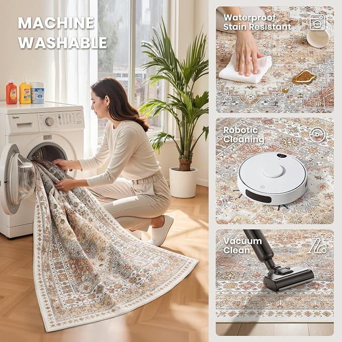 zesthome Washable Runner Rug 2.5x12 - Image 4