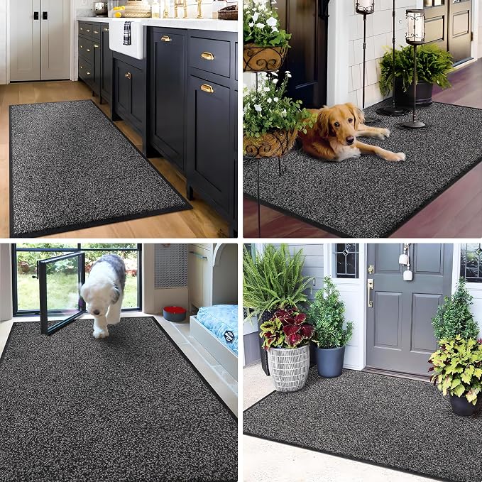 Mibao Super Absorbent Front Door Mat, Non-Slip Washable Indoor Doormats - Image 8
