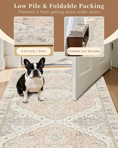 Madane Hallway Runner Rug 2x12, Extra Long Washable Runner Rugs - Image 7