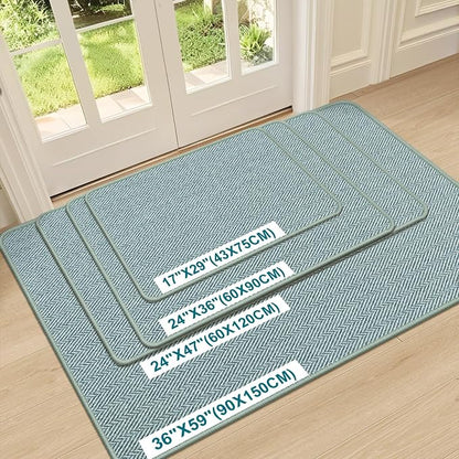 Ultra Thin Door Mat Indoor Entrance 36"x59", Low-Profile Indoor Door Mat - Image 2