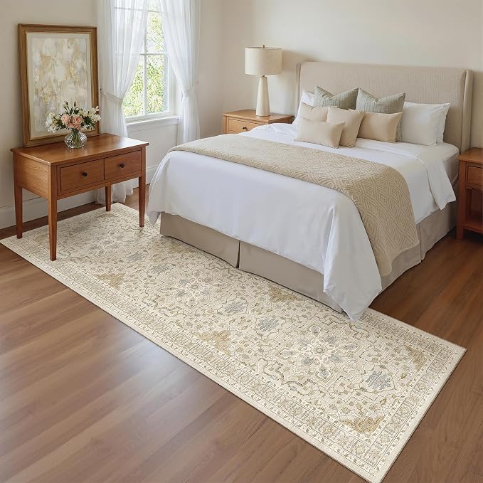Madane Runner Rug 2x8, Washable Hallway Runner Rugs, Non-Slip Low-Pile Soft - Image 4
