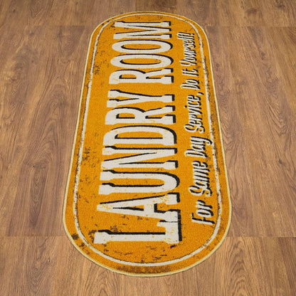 Ottomanson 20" x 59" Oval Laundry Room Rug - Image 2