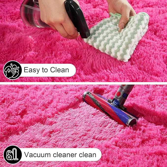5x7 Area Rugs for Living Room, Large Fluffy Rugs for Bedroom, Fuzzy Shag Soft - Image 4
