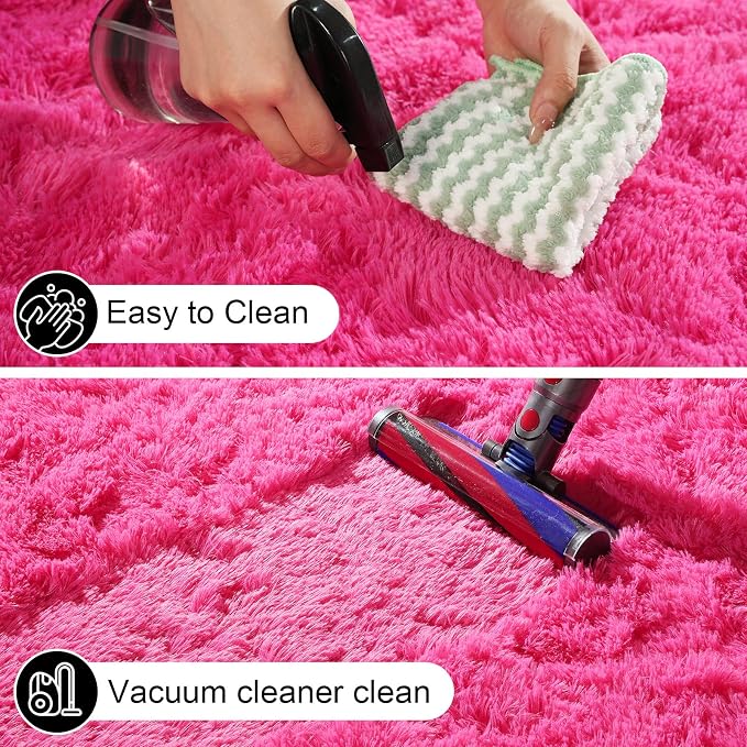3x5 Rugs for Bedroom, Fluffy Area Rugs for Living Room, Small Fuzzy Shag Soft - Image 4