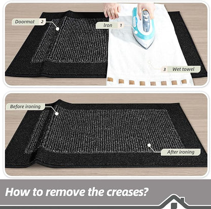 BEQHAUSE Indoor Door Mat 24" x 36", Dirt Trapper Door Mats Non-Slip Entryway - Image 8