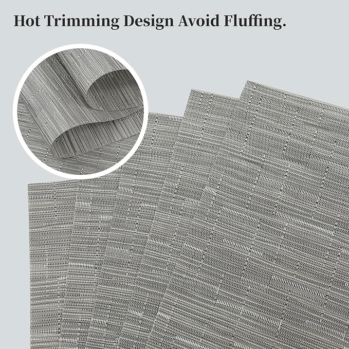 Leetaltree Silver Placemats Set of 8 - Image 3