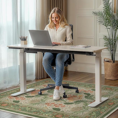 36"x60" Office Chair Mat for Hardwood Tile Floor, Under Desk Carpet Protector - Image 2