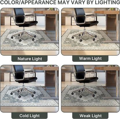 36"x48" Office Chair Mat for Hardwood Tile Floor, Under Desk Carpet Protector - Image 6