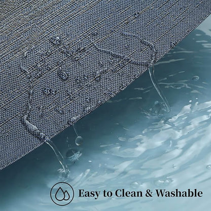 Leetaltree Denim Blue Placemats Set of 4 - Image 5